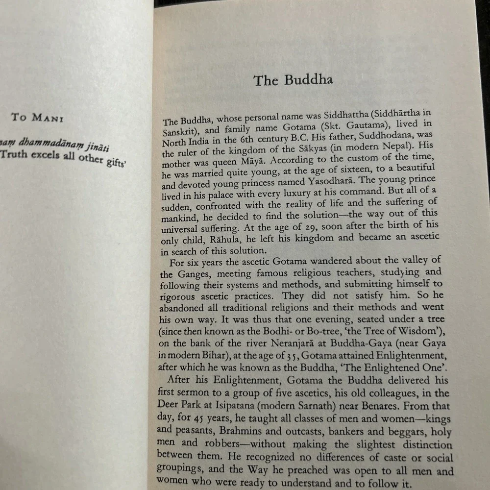 What the Buddha Taught : Revised &Expanded Edition Trade Paperback Good